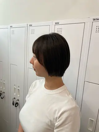 ショート amu所属・立野 莉央のヘアスタイル