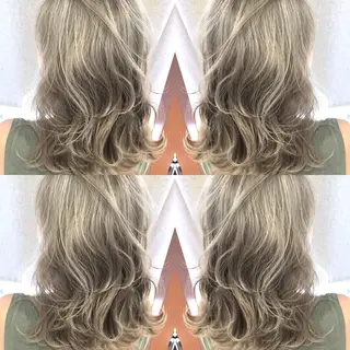 ミディアム カラー 井上 一平のヘアスタイル