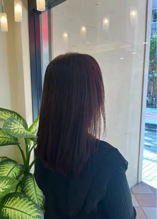 セミロング 吉澤 杏美のヘアスタイル