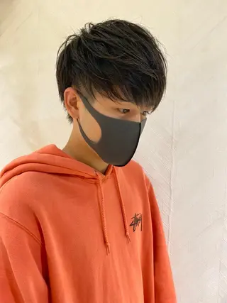 メンズ Lond　luce心斎橋所属・✨縮毛矯正✨レイヤー ホウダカズヒロのヘアスタイル