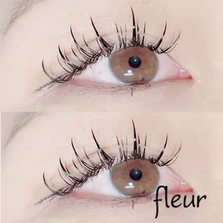 マツエク・マツパ アイラッシュサロンfleur🍀所属・🍀fleur🍀 束感/ワンホン/杉浦のマツエク・マツパデザイン