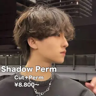 ショート カラー パーマ メンズ 【メンズサロン】 BLUCK 横浜のヘアスタイル