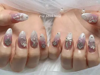 ネイル HANA 長さだしのネイルデザイン