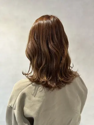ミディアム カラー 💎ハイライトカラー /髪質改善カラー💎のヘアスタイル