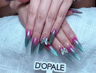 ネイル D‘OPALEサロン所属・長さ出し専門店 上野kkのネイルデザイン