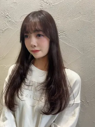 ロング カラー 中嶋心渚⌇透明感 カラー️🩵🎀‪のヘアスタイル