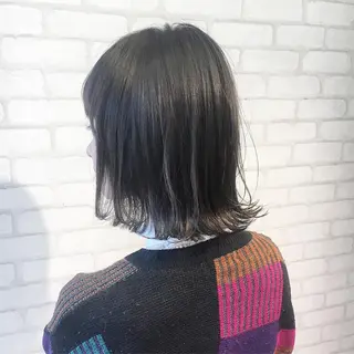 ミディアム カラー ヘアアレンジ ✨艶髪✨透明感✨ 山内大樹のヘアスタイル