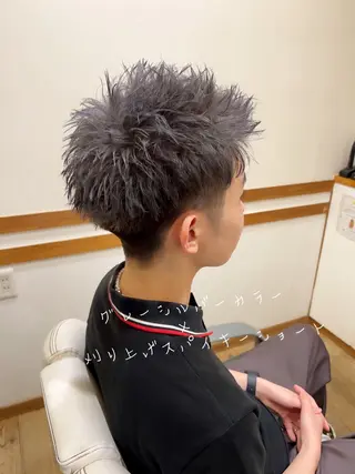 ショート アザマ　ヤスカツ _rosso 川口のヘアスタイル