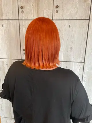 ショート カラー ひなた 艶カラー/渋谷のヘアスタイル