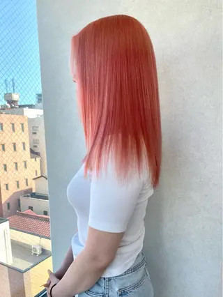 セミロング カラー 🌼ベージュ/暖色 🌼すずのヘアスタイル