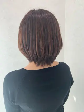 ショート カラー パーマ ヘアアレンジ ハイトーンカラー🤍 山下 優華のヘアスタイル