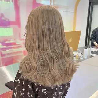 セミロング カラー お客様満足No.1 🌈Neneのヘアスタイル