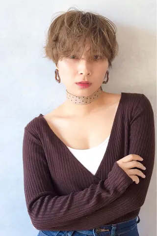 ショート 片山 森尊のヘアスタイル