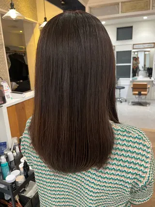 セミロング 無料カットモデル‪✨ ✂️Nanami🌷のヘアスタイル