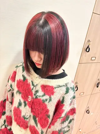 ミディアム カラー 【PDfino大通】 サクラ.のヘアスタイル