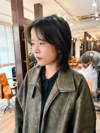 ショート Miyamoto Yasuchikaのヘアスタイル