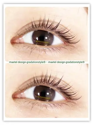 マツエク・マツパ 🎼グラデーション スタイル札幌♫*⁠✧のマツエク・マツパデザイン