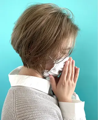 ショート カラー organic hair salon AXIS本店所属・💎AXIS 本店 うらら💎のヘアスタイル