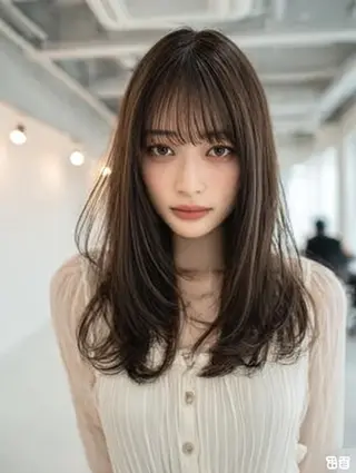 セミロング 生艶髪＆レイヤー🔔 渋谷お薦めNo.1✨のヘアスタイル