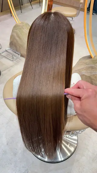 ロング カラー レイヤー❣️縮毛矯正 川村利幸のヘアスタイル