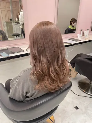 ロング カラー ヘアアレンジ 💖うる艶カラー💖 モデル募集💖のヘアスタイル