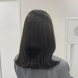 ショート カラー 🩵色落ち可愛い 寒色カラー🩵のヘアスタイル