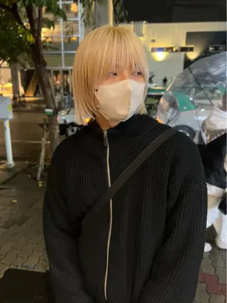 カラー メンズ Joh/メンズカット /レイヤー/ブリーチのヘアスタイル