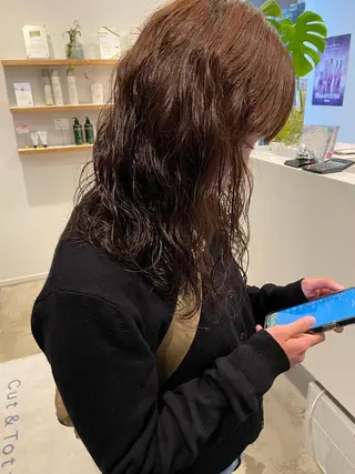 ロング 藤村 翔充のヘアスタイル