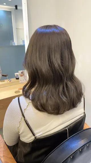 ミディアム カラー 渋谷で叶う美髪❤ ◎NATSUKI🤍のヘアスタイル