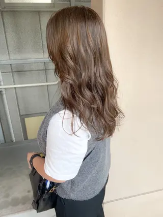 ロング カラー カラーパティシエ facce🌼ikoのヘアスタイル