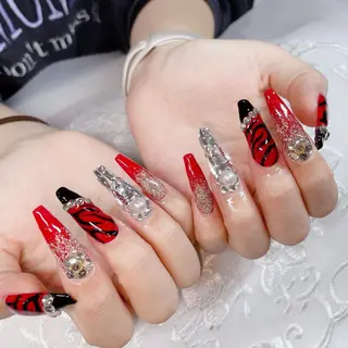 ロング 💜MIYA nail川崎店のネイルデザイン