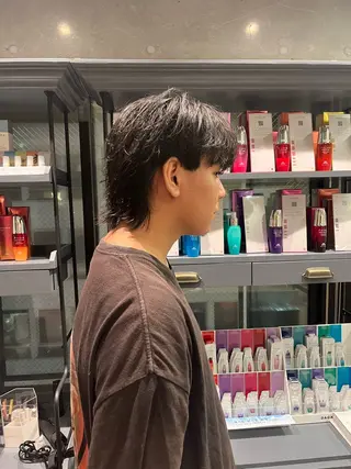 メンズ メンズカット パーマ飯野友喜のヘアスタイル