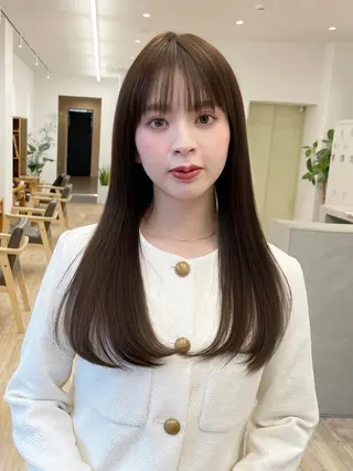 セミロング 艶髪/髪質改善 ナカムラのヘアスタイル