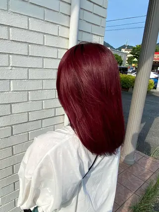 セミロング カラー Becky Lash 小倉店所属・アイブロウWAX 🌷モデル募集中🌷のマツエク・マツパデザイン