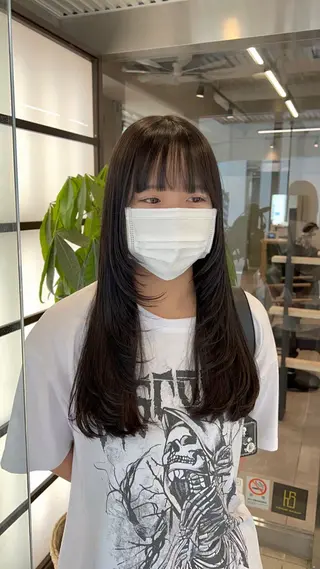 ロング 🌞レイヤー×カラー 前川那津美🌞のヘアスタイル