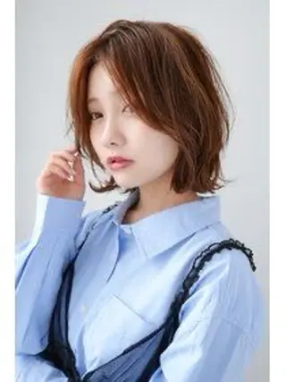 ミディアム 💛大人可愛い 🧡TAICHIROのヘアスタイル