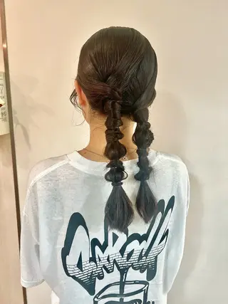 ロング ヘアアレンジ ミニモ学割🎀50% off/rikoのヘアスタイル