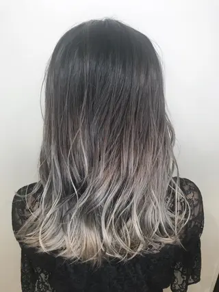 ミディアム カラー AMI Hair  supply所属・髪質改善カラー 韓国風レイヤーのヘアスタイル