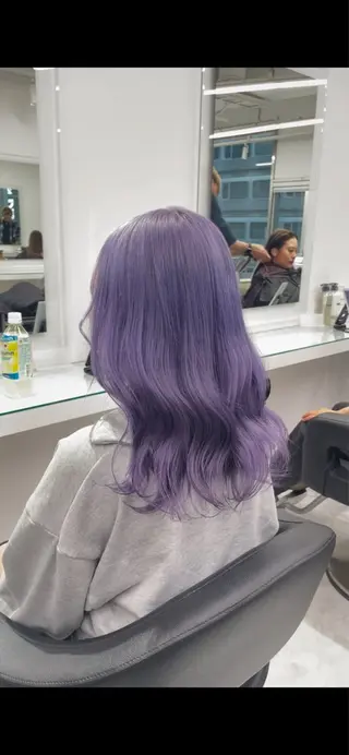 ロング カラー 透明感カラー/ ブリーチ/💓パタオのヘアスタイル