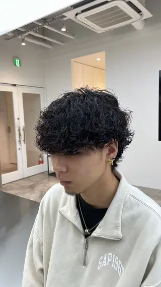 パーマ メンズ fifth PARK メンズサロン【フィフス パーク】【1月15日NEW OPEN】所属・小尾 優然のヘアスタイル