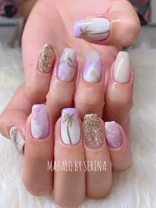 ミディアム ネイル SUNNY BAE. SERINAのネイルデザイン