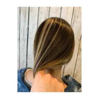 ミディアム カラー 松戸　kiju オーナースタイリストのヘアスタイル