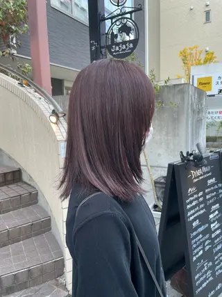 セミロング 奥村 紘のヘアスタイル