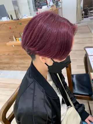 カラー パーマ メンズ 夏果⭐︎fifth 天神 海外風パーマのヘアスタイル