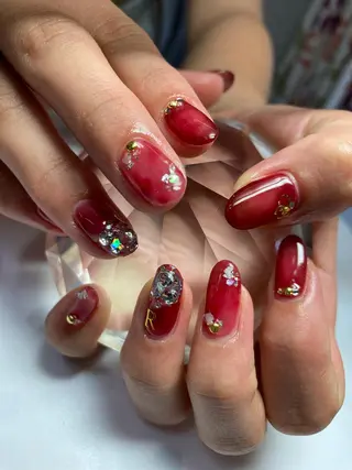 ミディアム ネイル nail yukkoのネイルデザイン