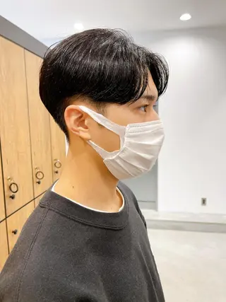 ショート パーマ メンズ メンズパーマ タカキリョウのヘアスタイル