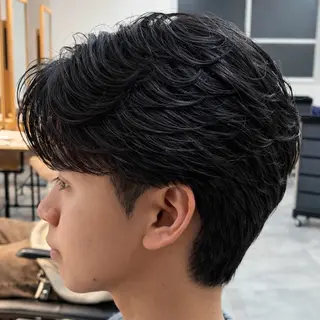 パーマ メンズ 男の理想を叶える🔥 メンズパーマ特化｜関のヘアスタイル