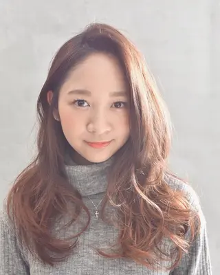 セミロング ロング カラー 磯部 巧 bob/ショートのヘアスタイル