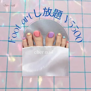ネイル CHER NAIL(シェルネイル)所属・cher loydのネイルデザイン