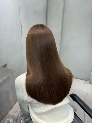 セミロング emi 韓国ワンホンヘアのヘアスタイル